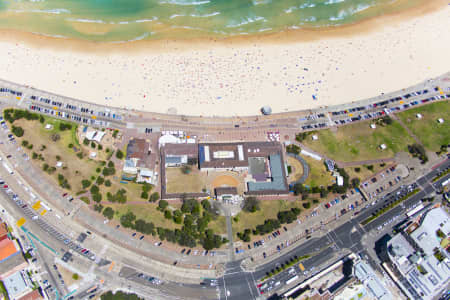 Aerial Image of BONDI BEACH BATHERS