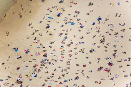Aerial Image of BONDI BEACH BATHERS