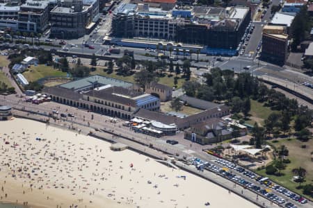 Aerial Image of BONDI BEACH BATHERS