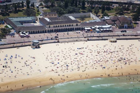 Aerial Image of BONDI BEACH BATHERS