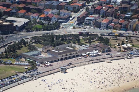 Aerial Image of BONDI BEACH BATHERS