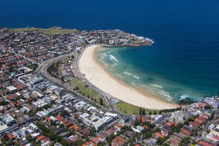 Aerial Image of BONDI BEACH BATHERS