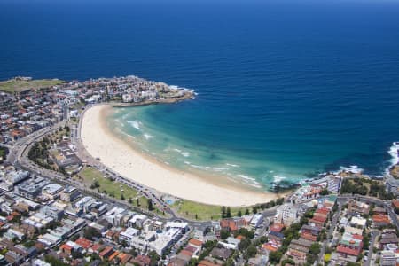 Aerial Image of BONDI BEACH BATHERS