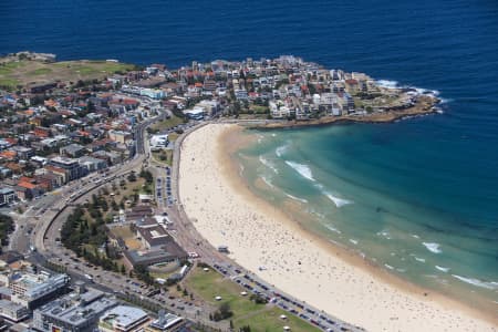 Aerial Image of BONDI BEACH BATHERS