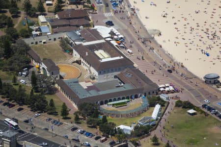 Aerial Image of BONDI BEACH BATHERS