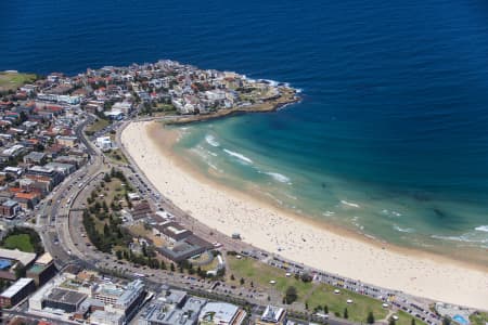 Aerial Image of BONDI BEACH BATHERS