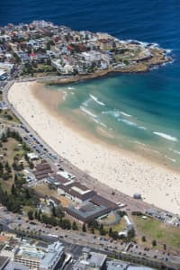 Aerial Image of BONDI BEACH BATHERS
