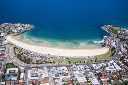 Aerial Image of BONDI BEACH BATHERS