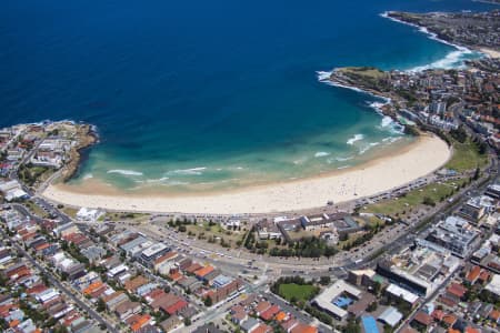 Aerial Image of BONDI BEACH BATHERS