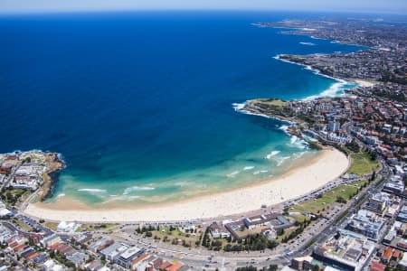 Aerial Image of BONDI BEACH BATHERS