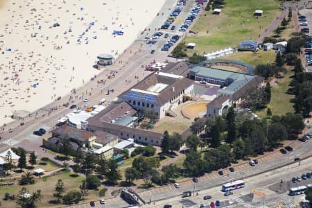 Aerial Image of BONDI BEACH BATHERS