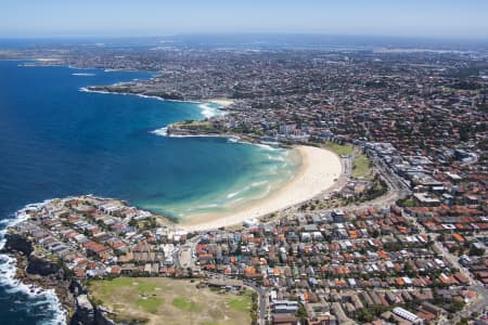 Aerial Image of BONDI BEACH BATHERS