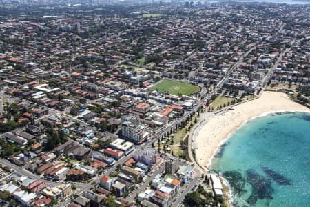 Aerial Image of COOGEE BEACH IN SYDNEY