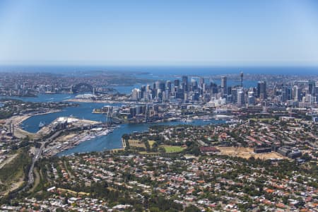 Aerial Image of ANNANDALE TO SYDNEY