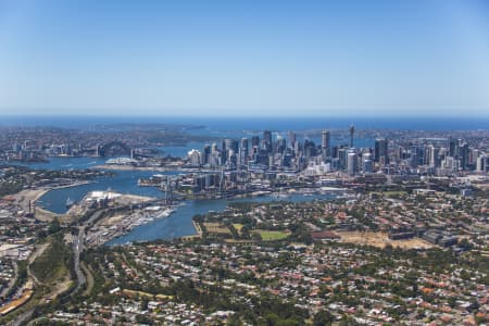 Aerial Image of ANNANDALE TO SYDNEY