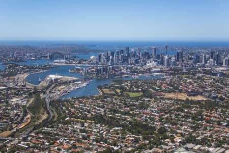 Aerial Image of ANNANDALE TO SYDNEY