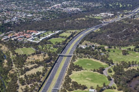 Aerial Image of EASTERN FREEWAY, FAIRFIELD.