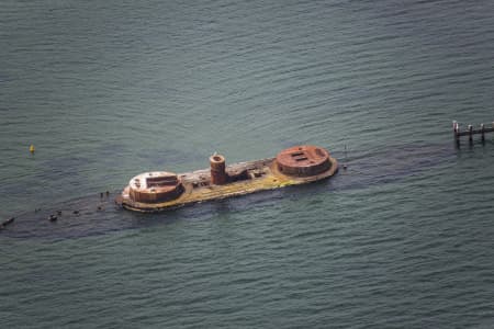 Aerial Image of HALF MOON BAY, BLACK ROCK
