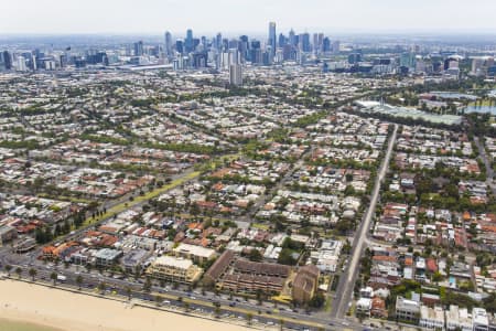 Aerial Image of ALBERT PARK