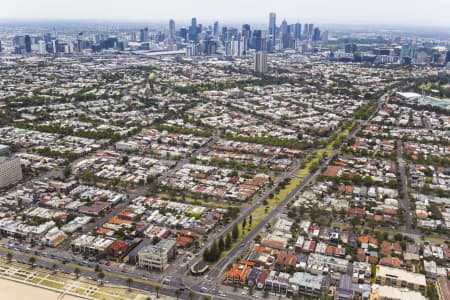 Aerial Image of ALBERT PARK