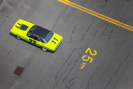 Aerial Image of SAM POSEY 1970 DODGE CHALLENGER