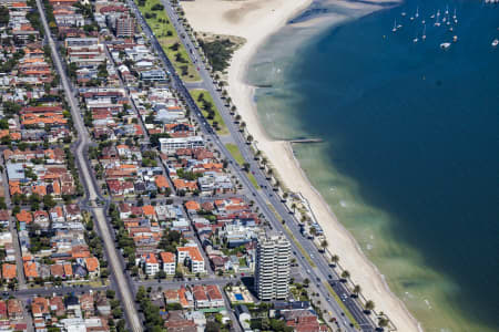 Aerial Image of ST KILDA BEACH