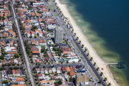 Aerial Image of ST KILDA BEACH