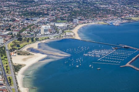 Aerial Image of ST KILDA BEACH