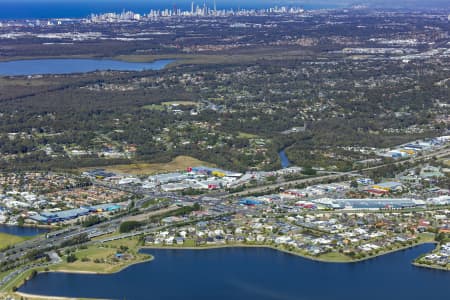 Aerial Image of HELENSVALE SHOPPING CENTRE