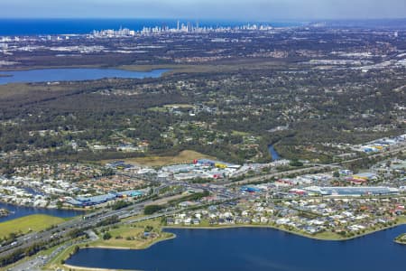 Aerial Image of HELENSVALE SHOPPING CENTRE