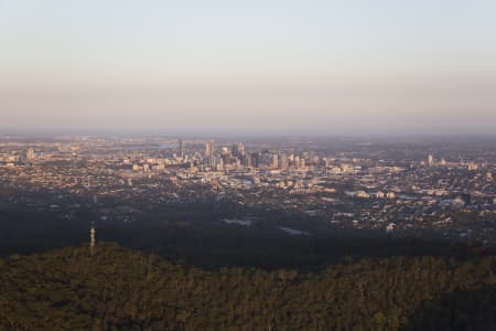 Aerial Image of BRISBANE SUNSET