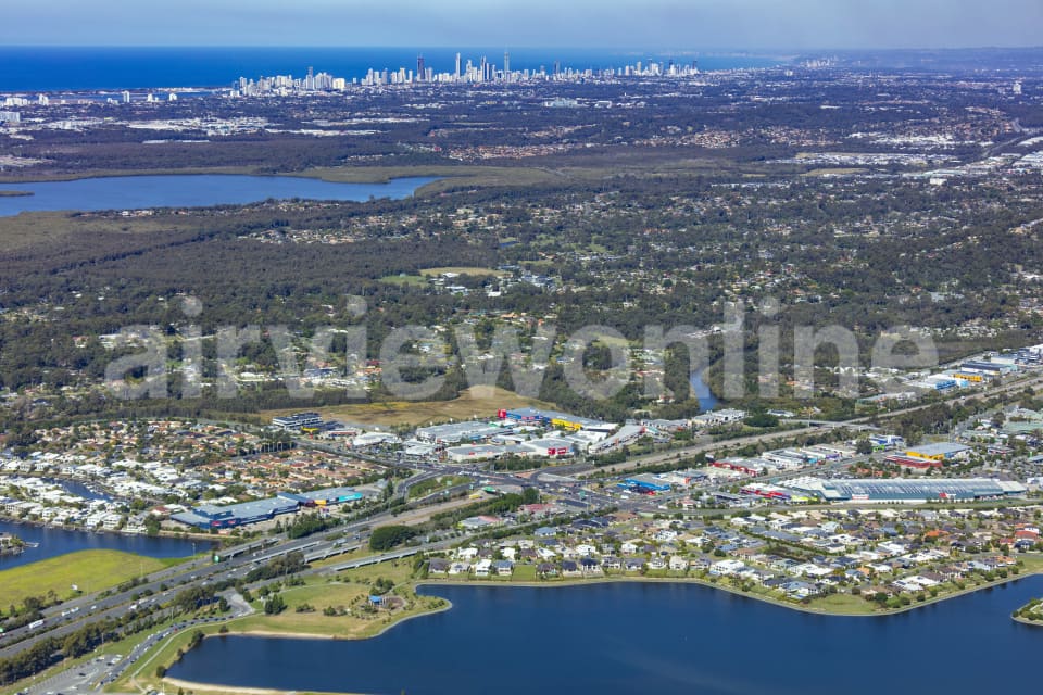 Aerial Image of Helensvale Shopping Centre