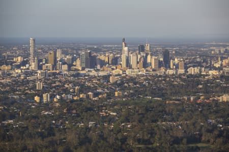 Aerial Image of CHELMER TO BRISBANE CBD