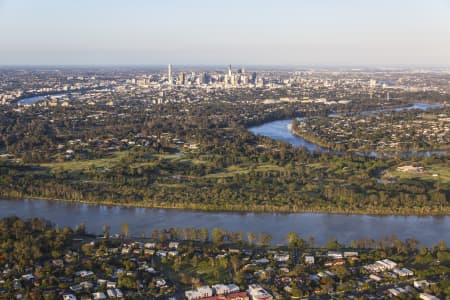 Aerial Image of CHELMER TO BRISBANE CBD