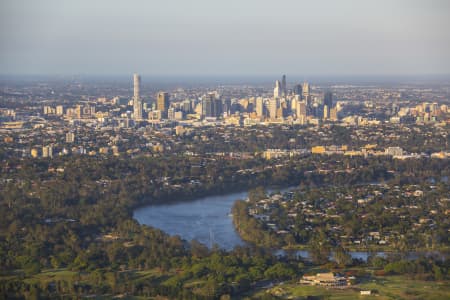 Aerial Image of CHELMER TO BRISBANE CBD