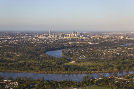 Aerial Image of CHELMER TO BRISBANE CBD