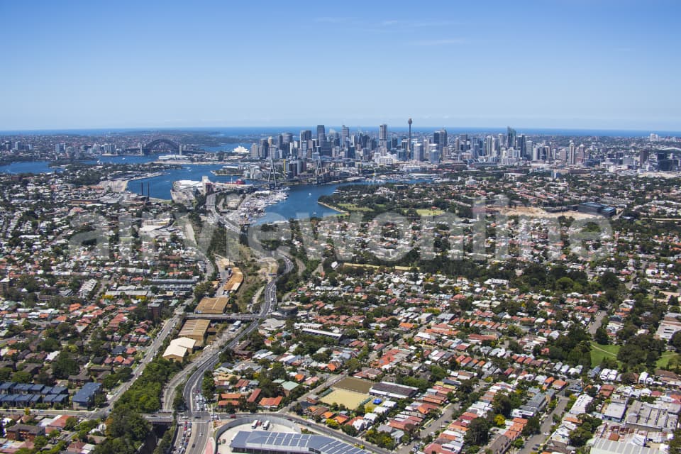 Aerial Image of Lilyfield