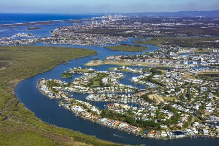 Aerial Image of HOPE ISLAND HOMES