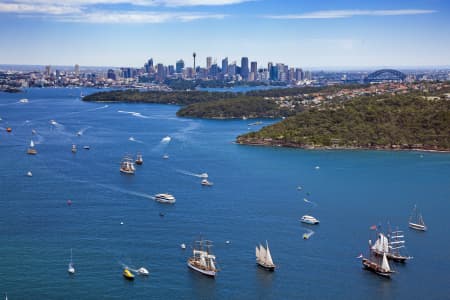 Aerial Image of TALL SHIPS