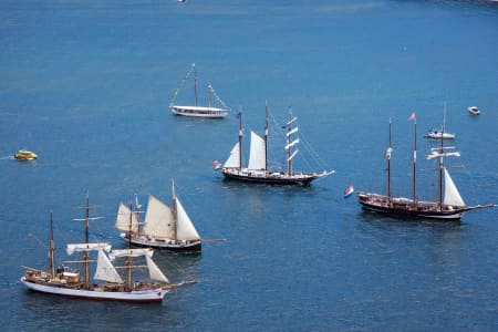 Aerial Image of TALL SHIPS