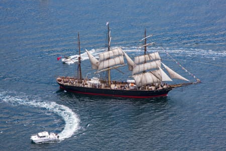 Aerial Image of TALL SHIPS