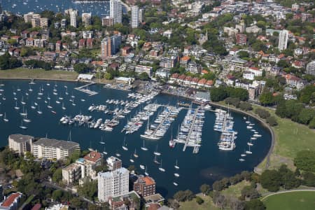 Aerial Image of RUSHCUTTERS BAY