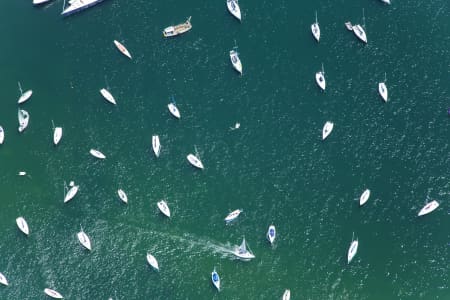 Aerial Image of RUSHCUTTERS BAY