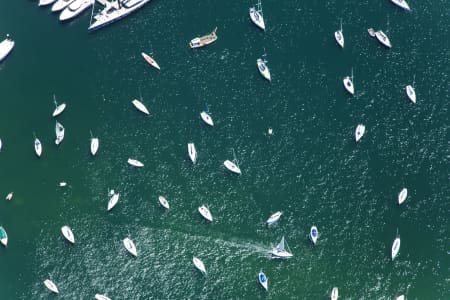 Aerial Image of RUSHCUTTERS BAY