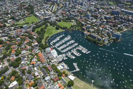 Aerial Image of RUSHCUTTERS BAY
