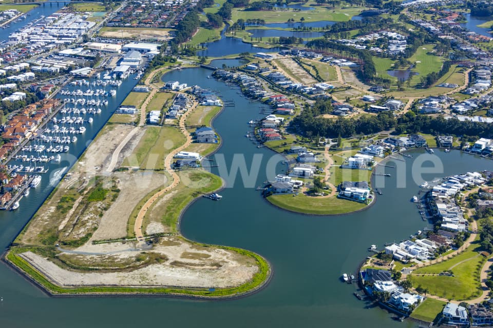 Aerial Image of Hope Island Homes