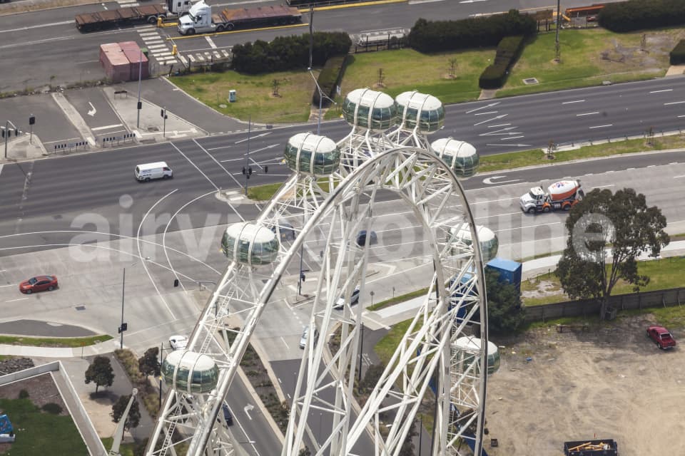 Aerial Image of Melbourne Star Observation Wheel