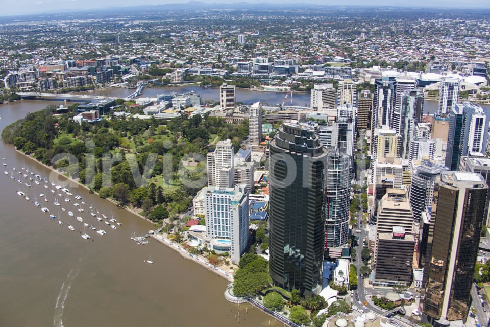 Aerial Image of Brisbane Waterfront