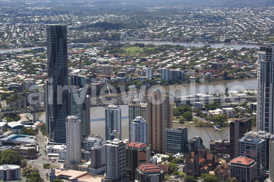 Aerial Image of Adeliade Street, Brisbane