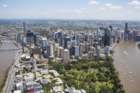 Aerial Image of BOTANICAL GARDENS BRISBANE